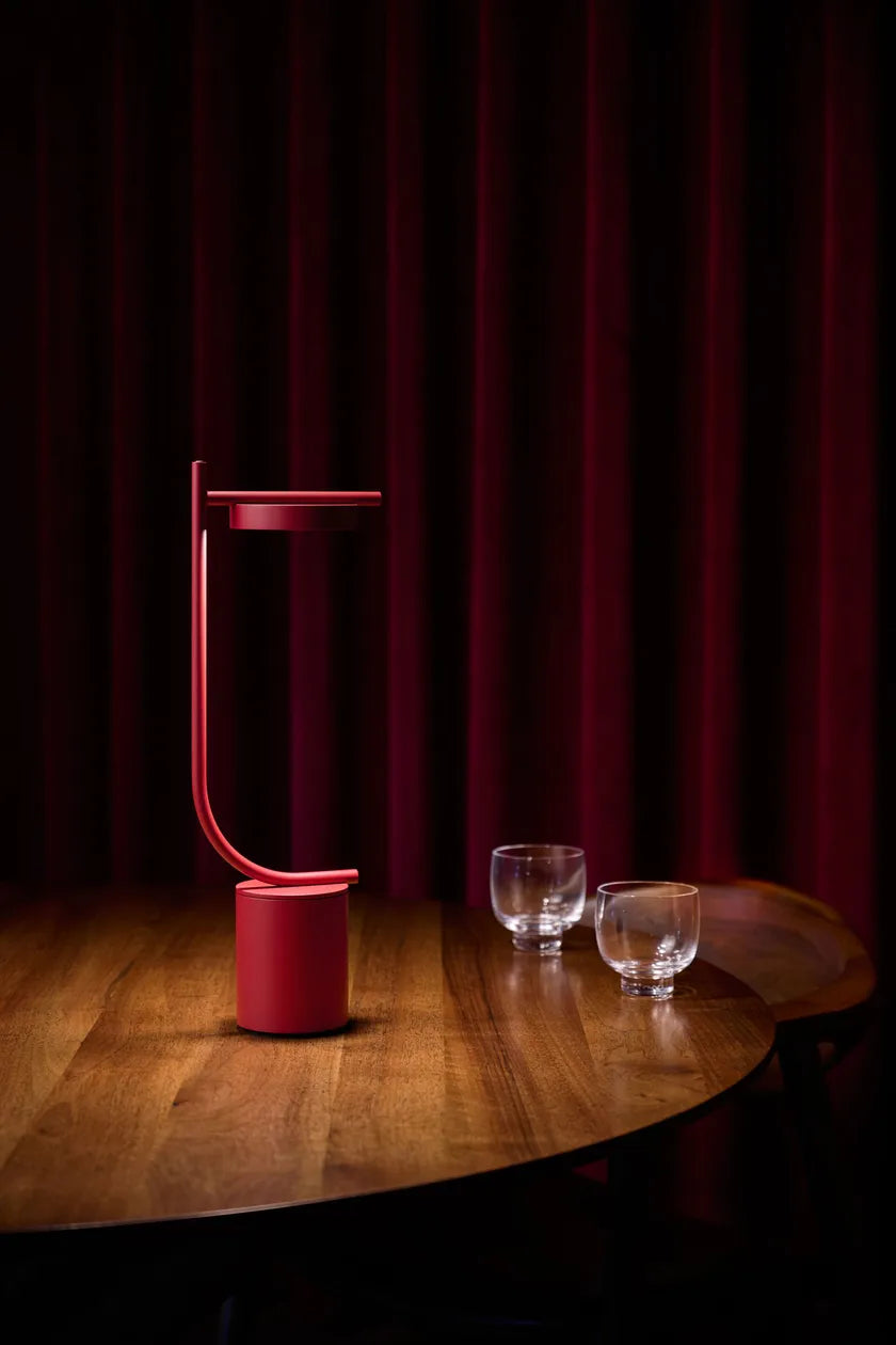 Lampe de table Igram J bleu