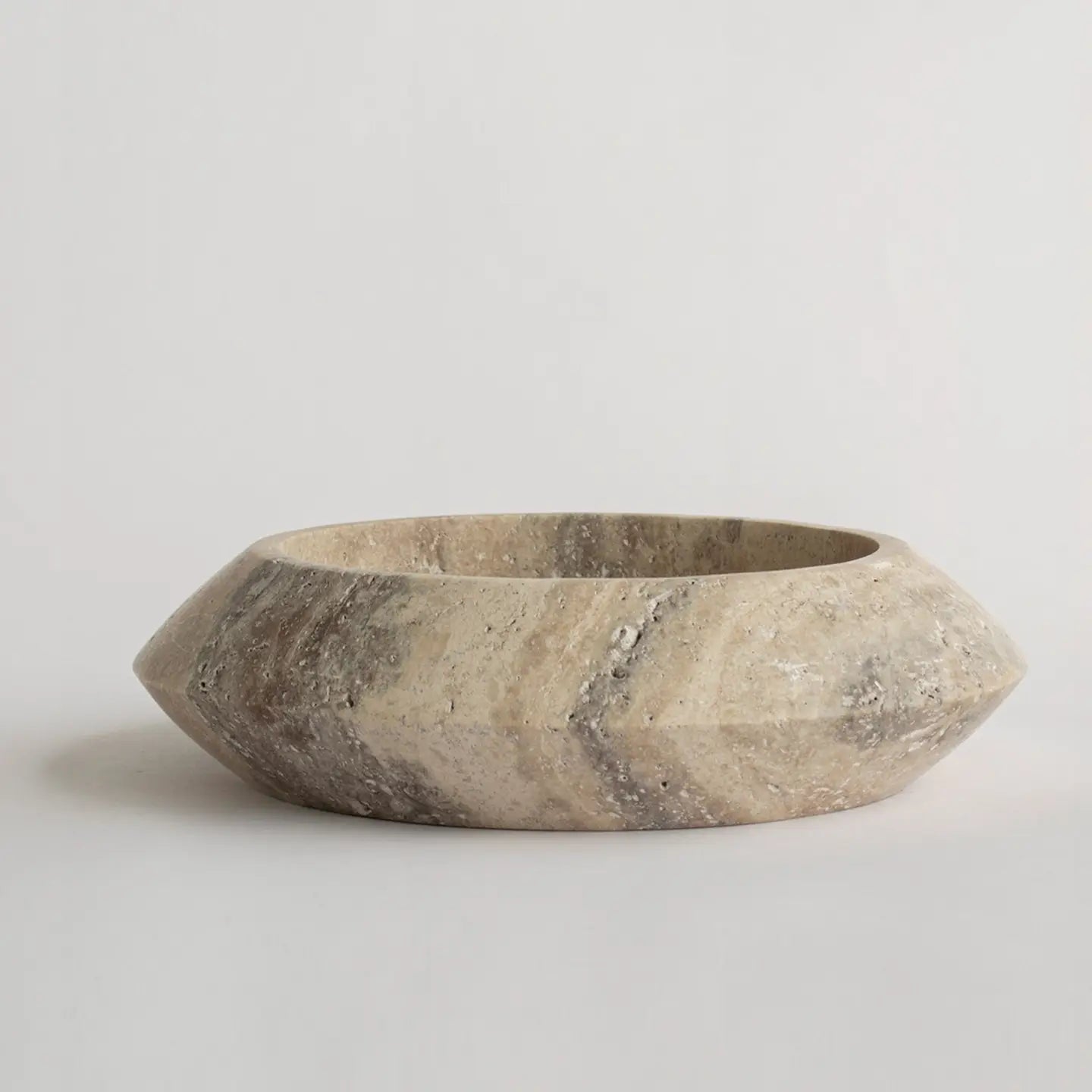 Travertine Eclipse Bowl