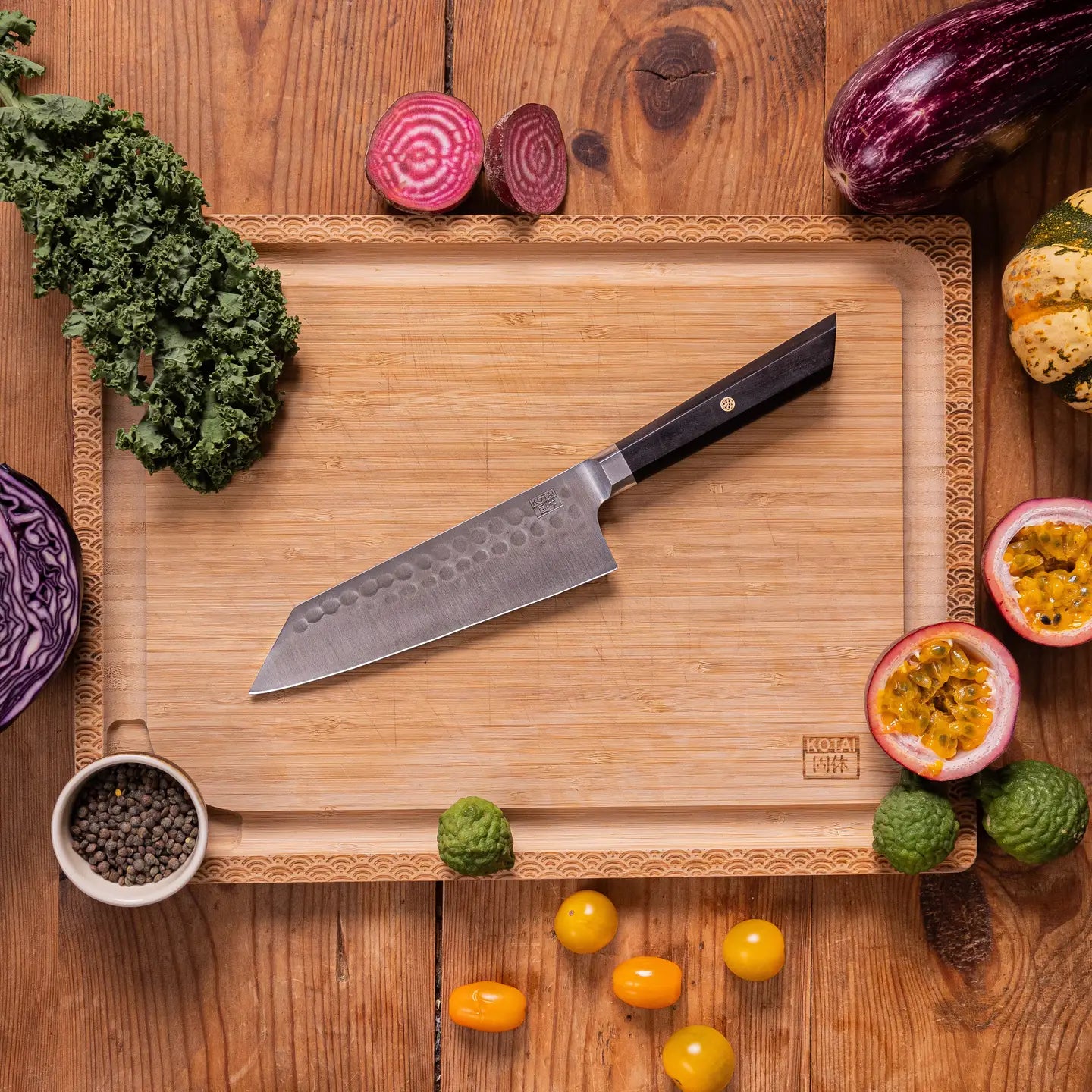 Bunka Santoku Chef's Knife