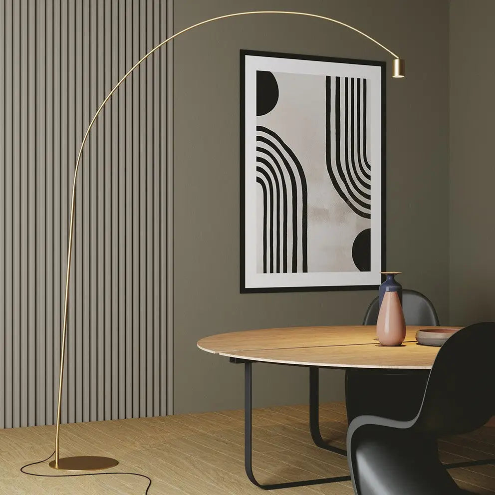 House arc floor lamp