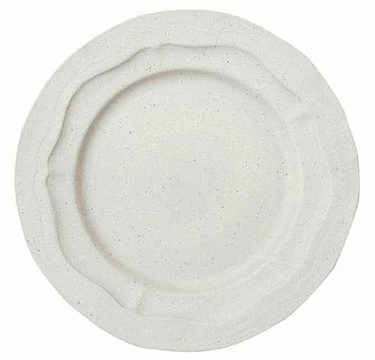 Round dish L Refectory Matte sand