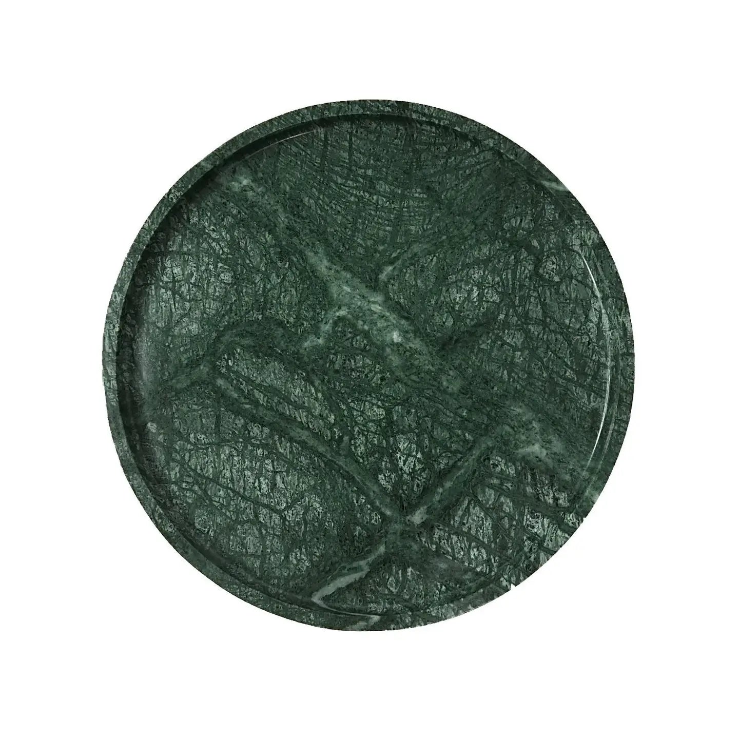 Round Verde Tray