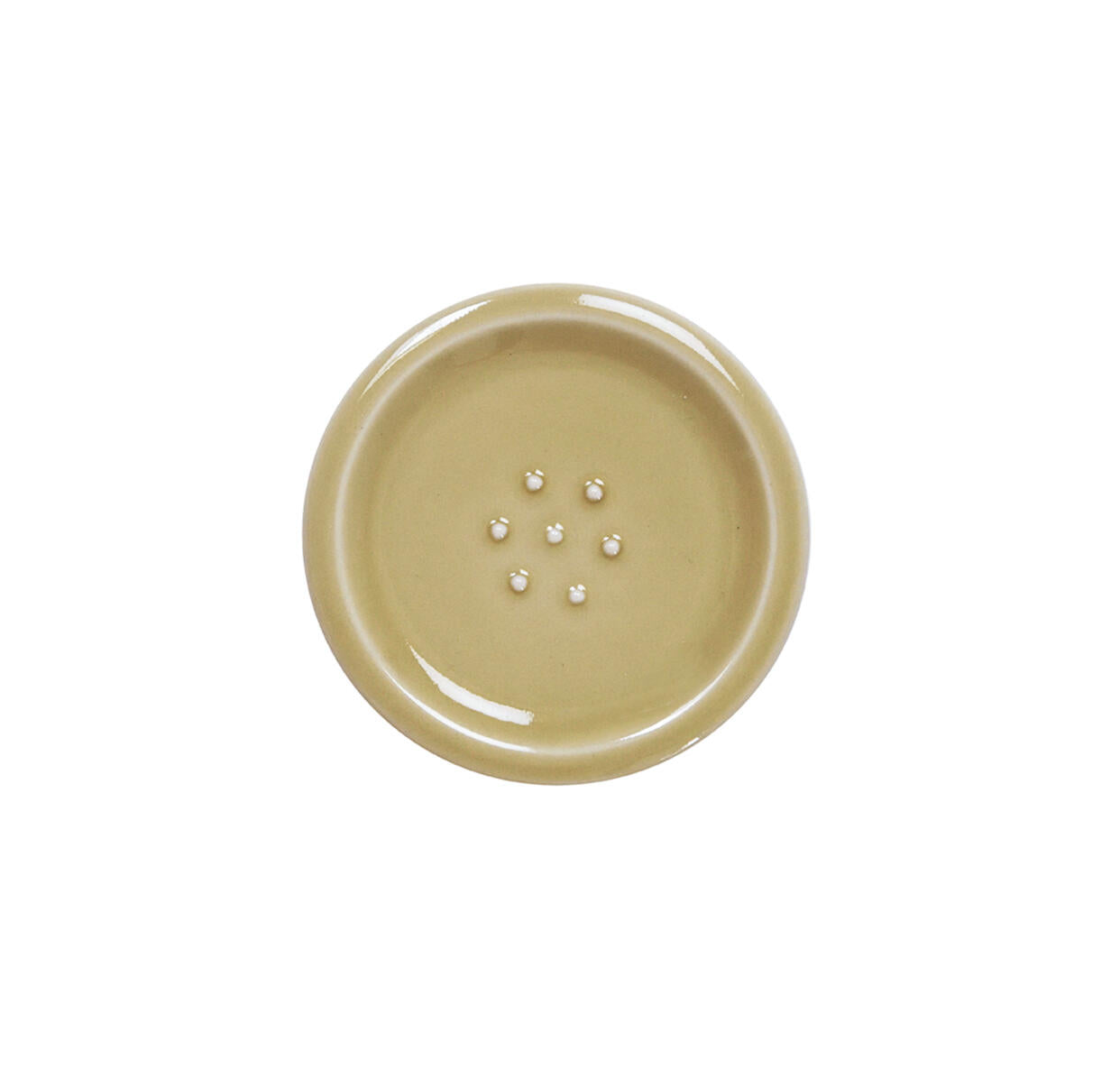 Clay Green Canteen Soap Dish