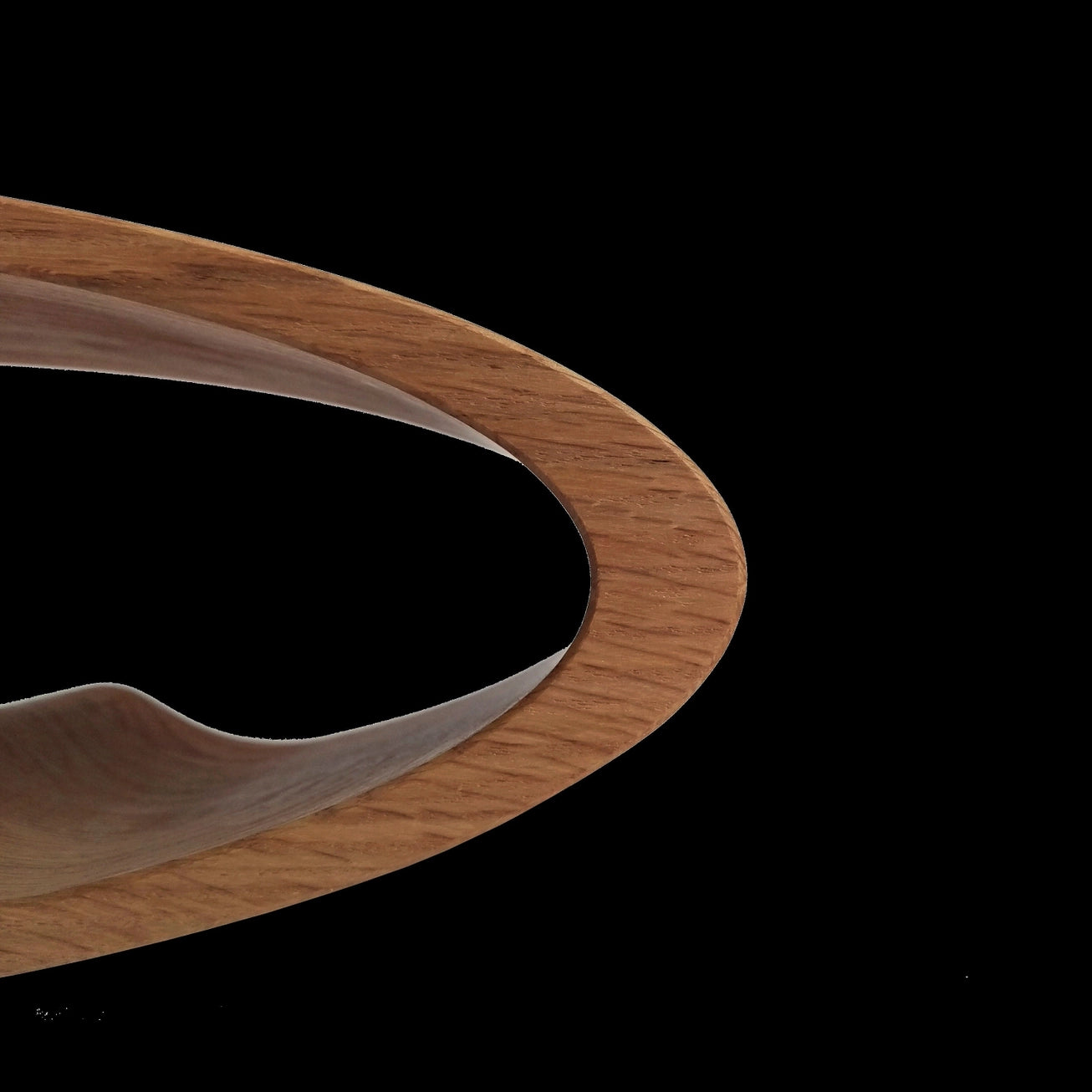 Ellipse eikenhouten flessenrek