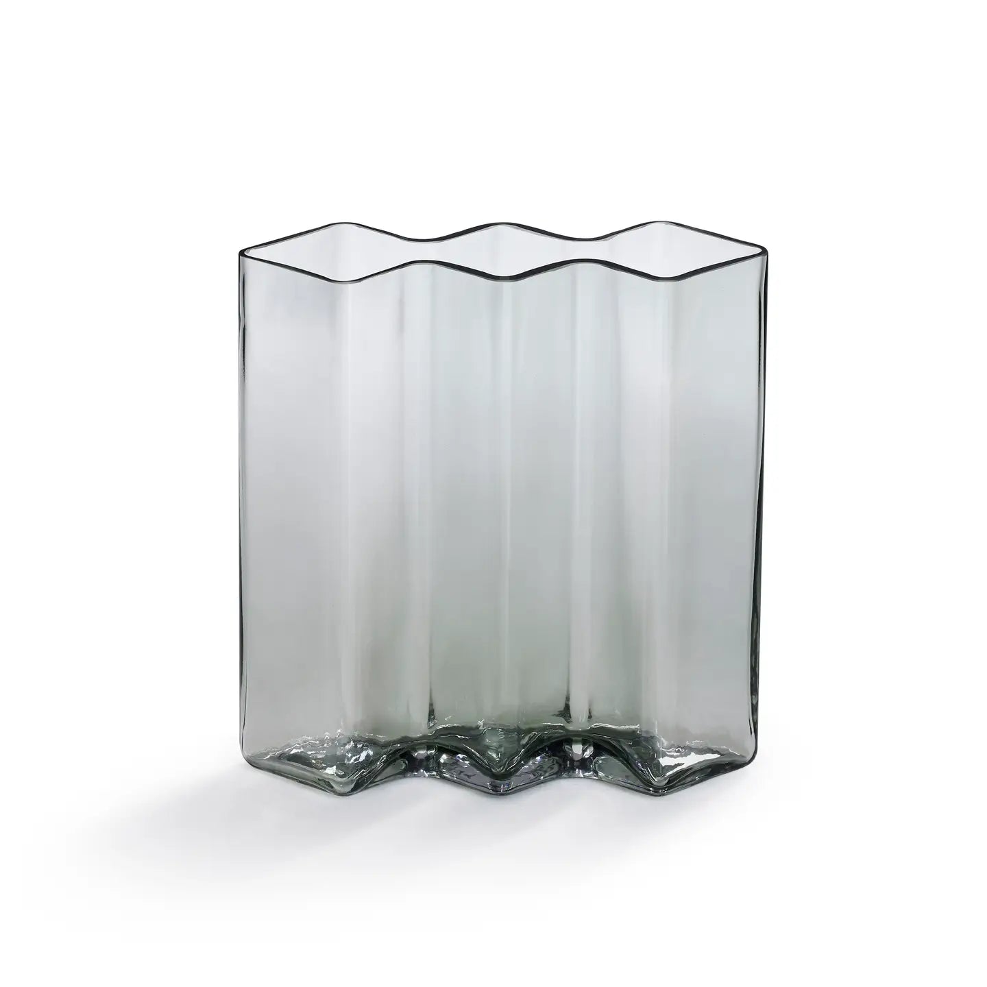 Smoked Row Three Vase