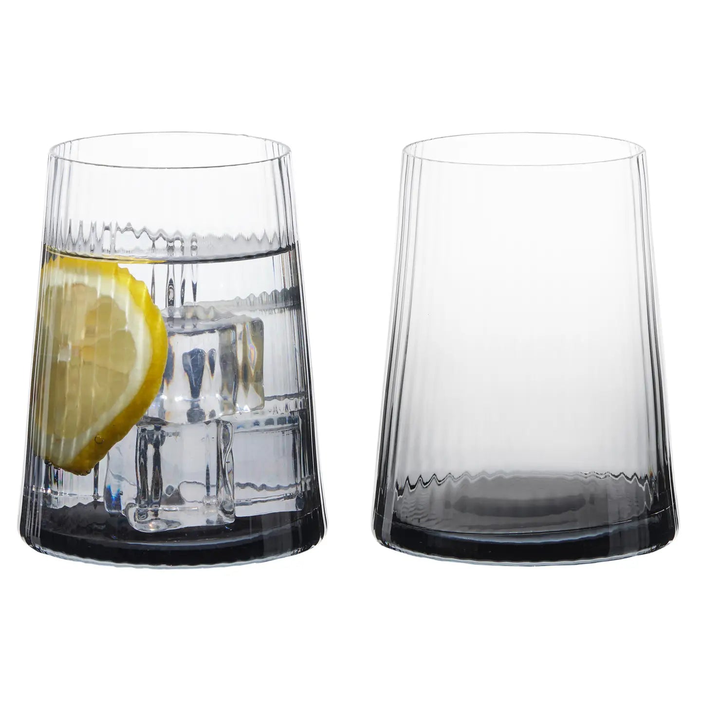 Smoke water glass box of 6