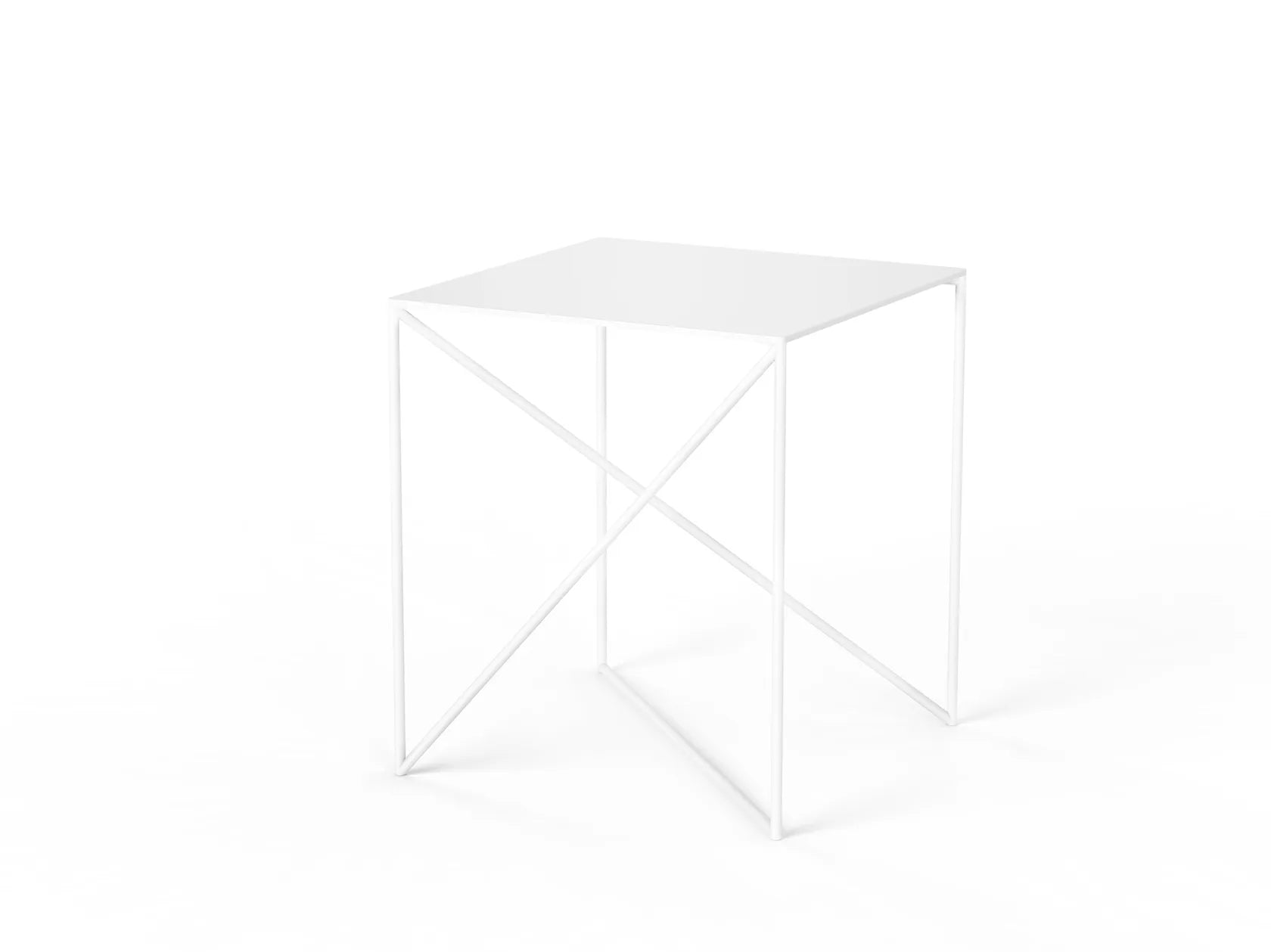 Dot S witte bijzettafel