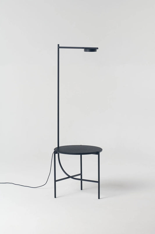Lampe + Table Igram chêne noir