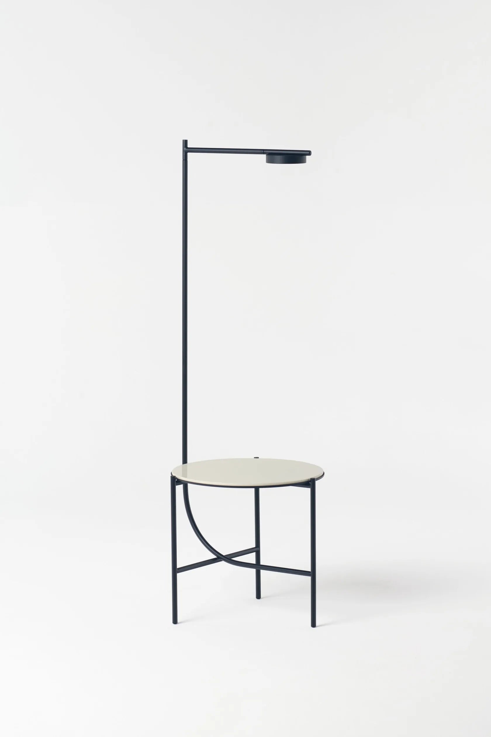 Igram lamp + tafel wit glas