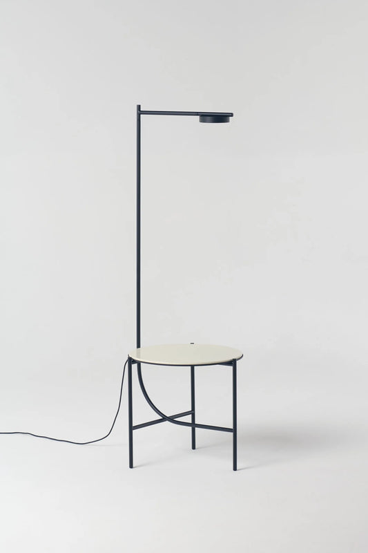 Lampe + Table Igram céramique Blanche