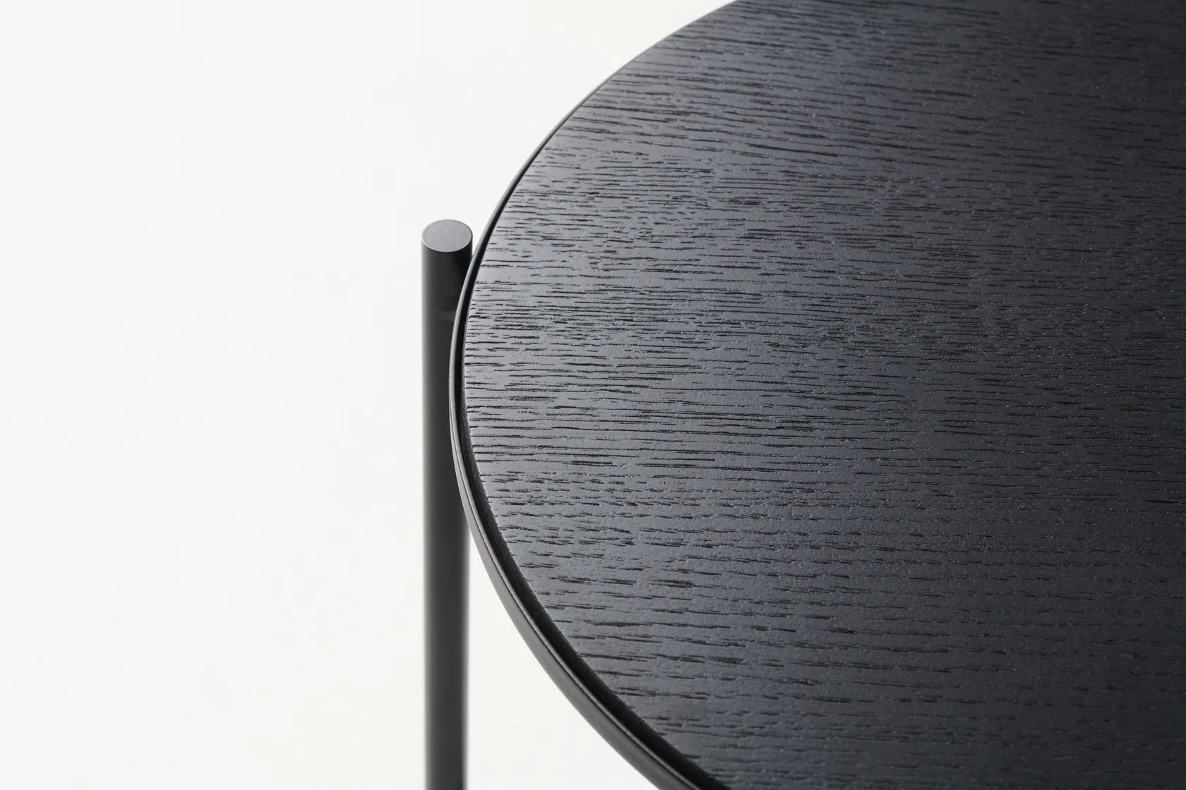 Igram zwarte eiken lamp + tafel