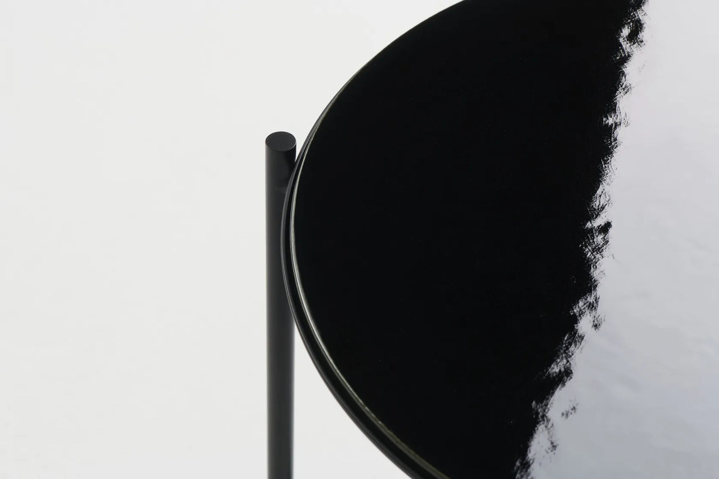 Lampe + Table Igram céramique noir