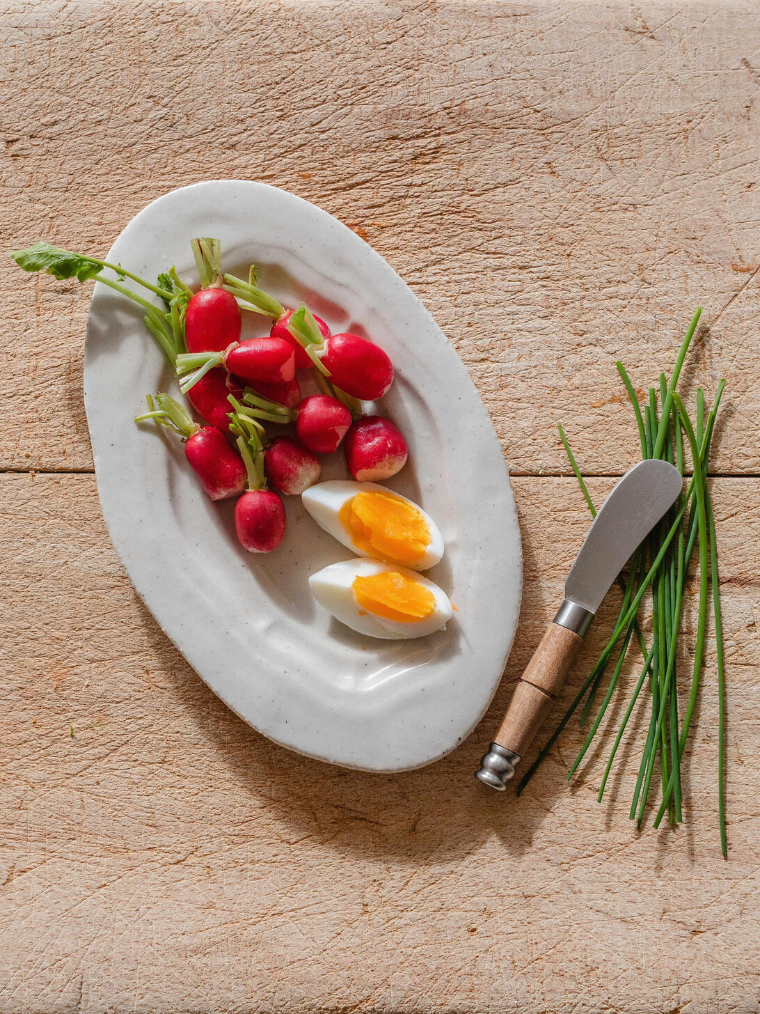 Ovale schaal S Refter Mat Zand