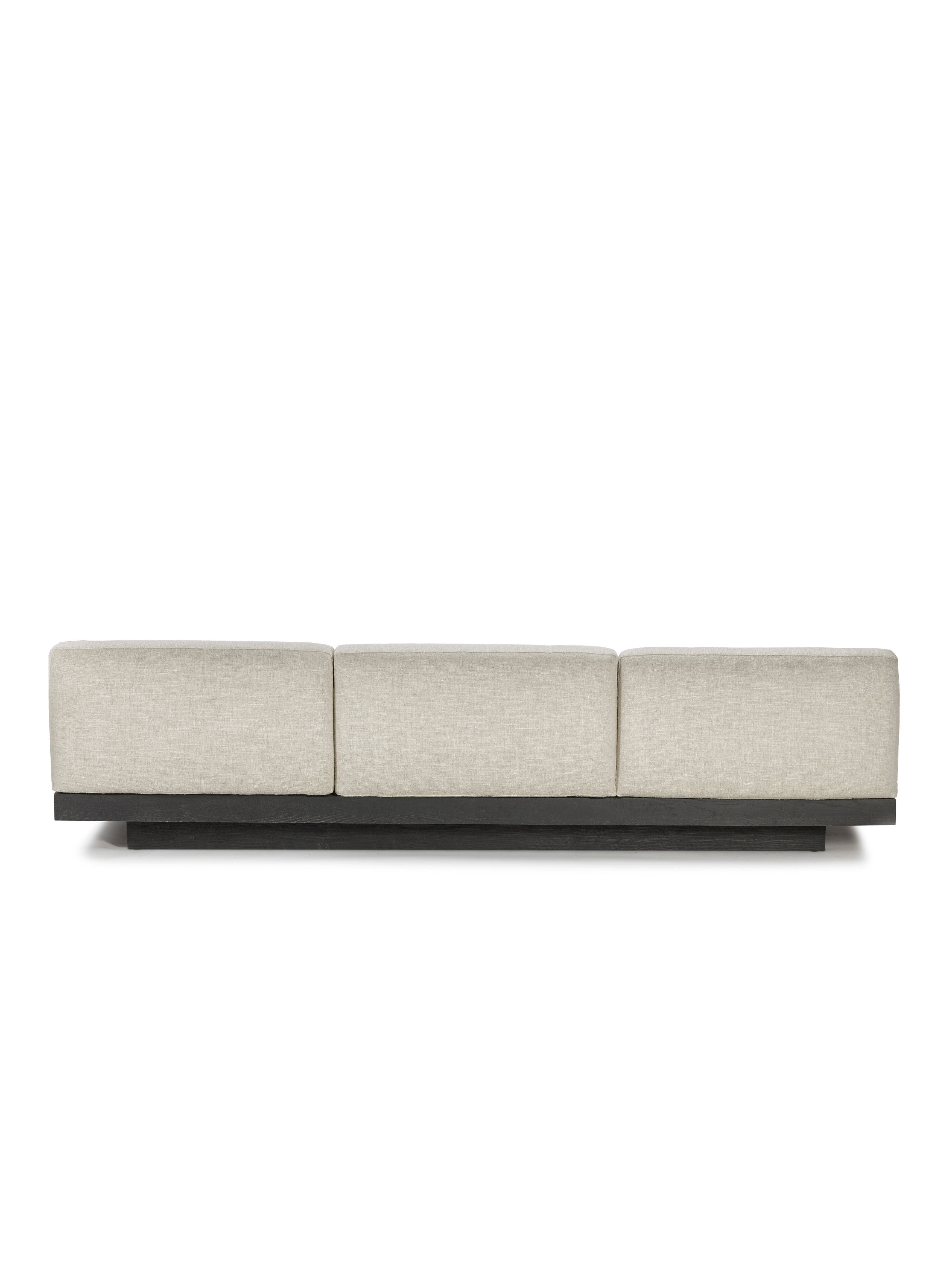 Rudolph Bone 3-seater sofa