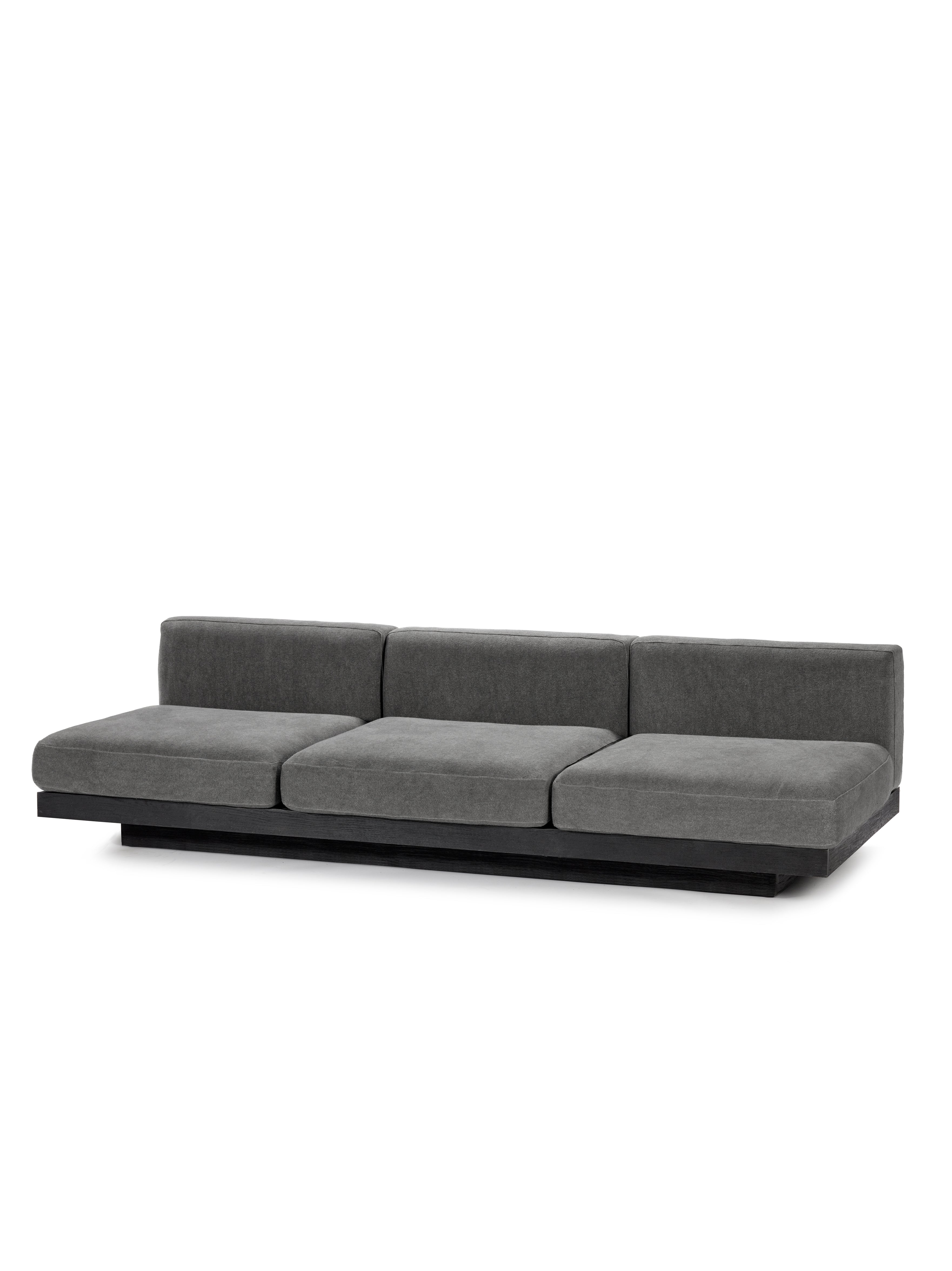 Rudolph Smoke 3-seater sofa