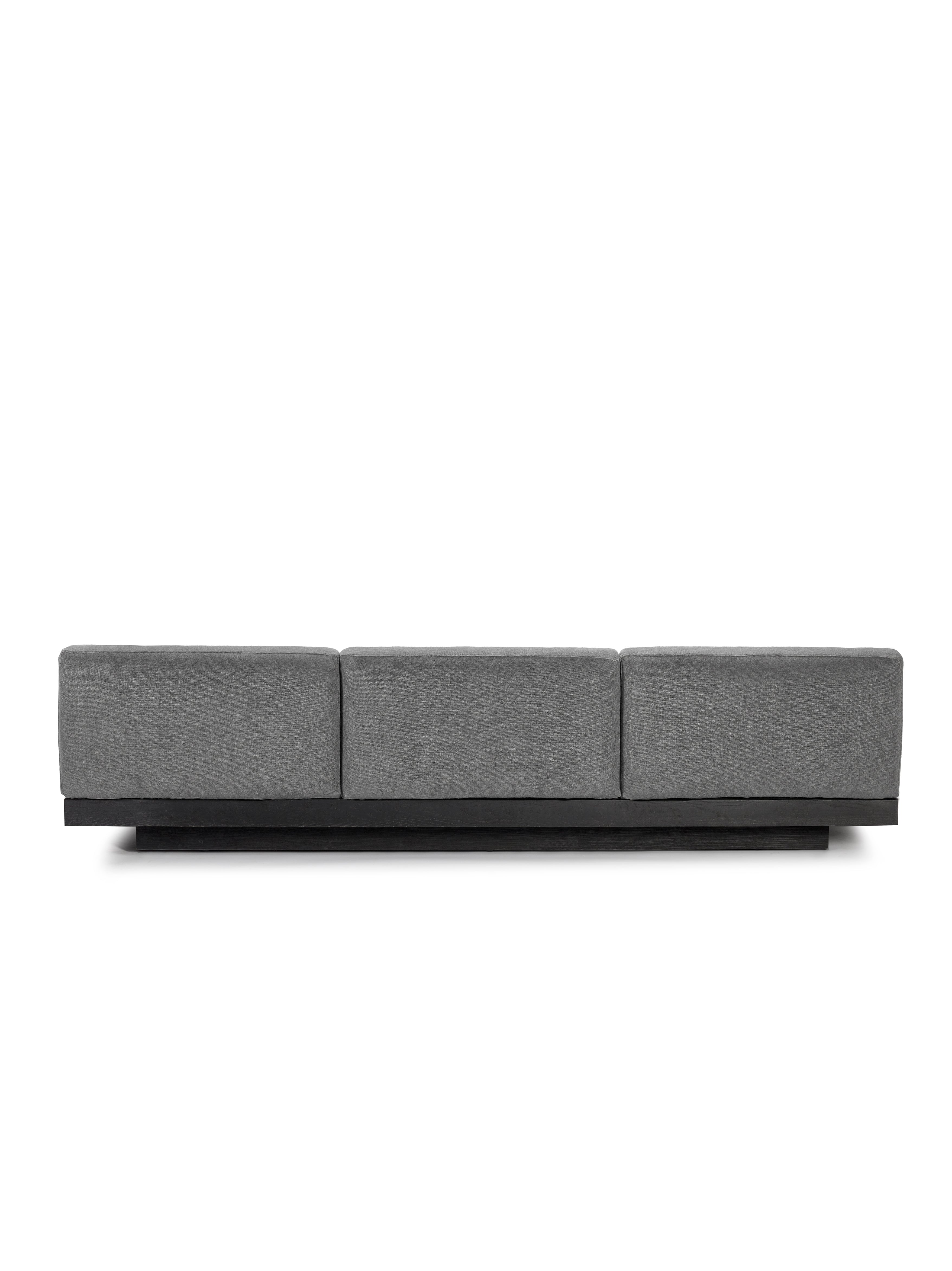 Rudolph Smoke 3-seater sofa