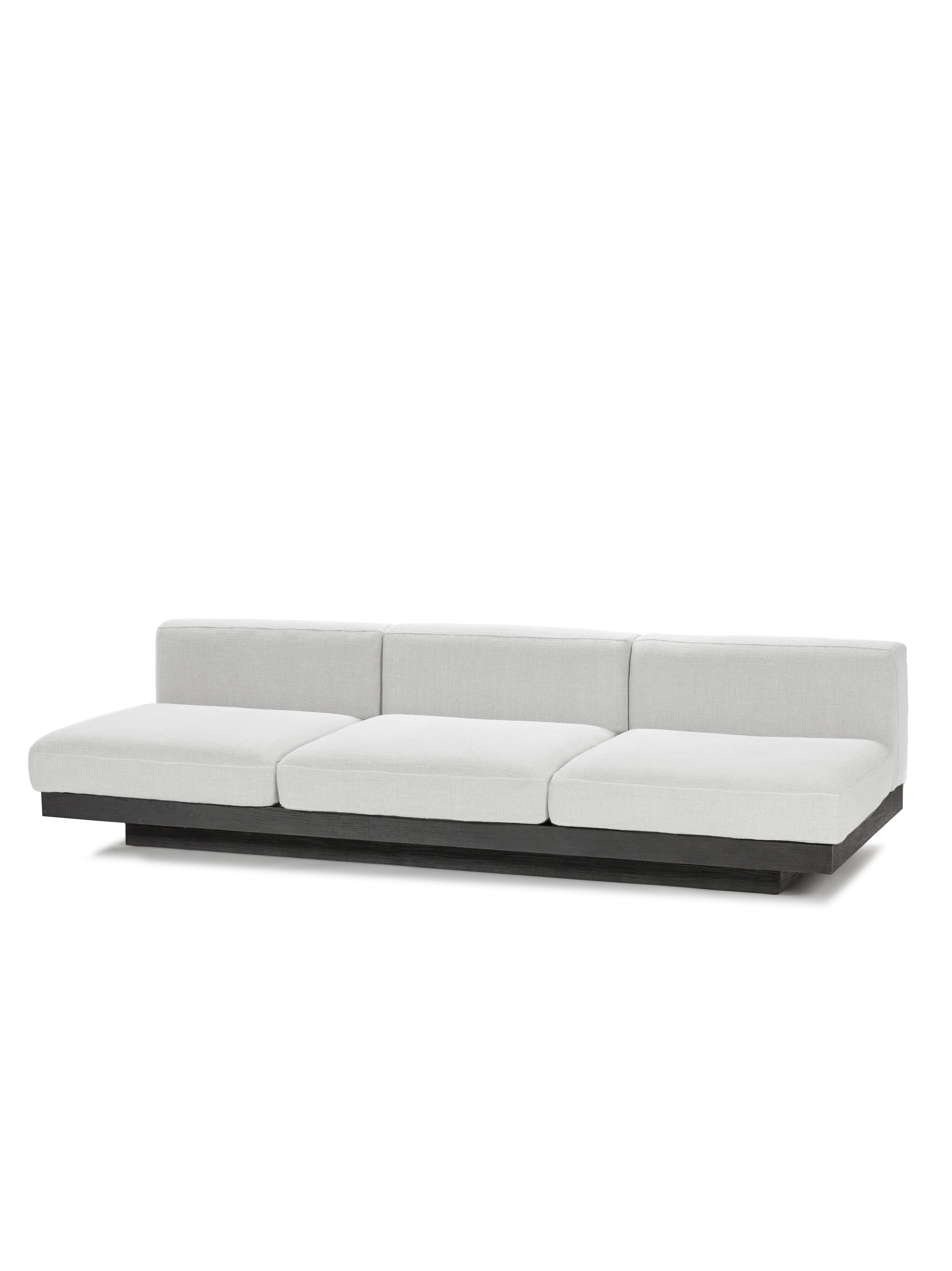 Rudolph White 3-seater sofa