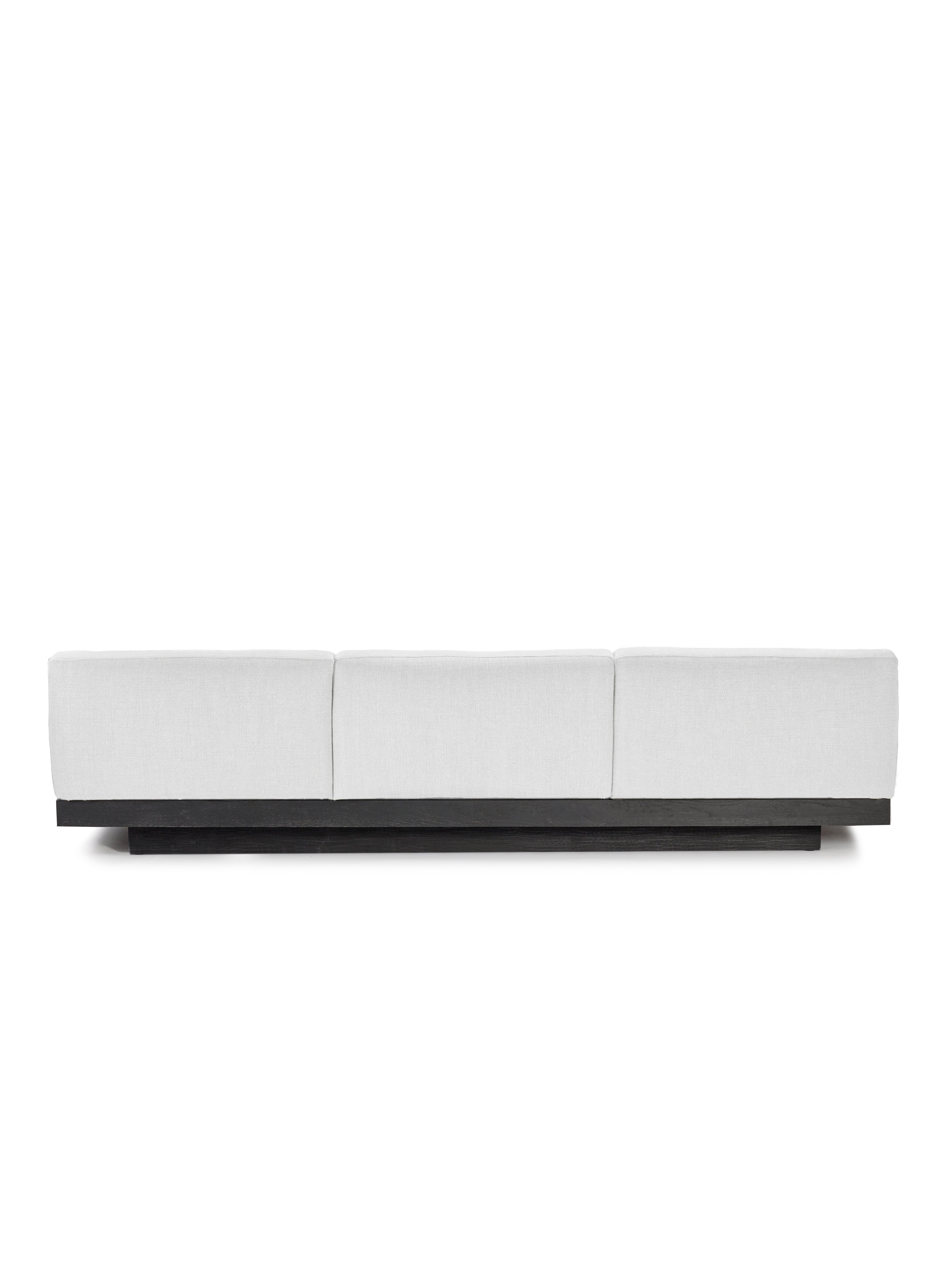 Rudolph White 3-seater sofa