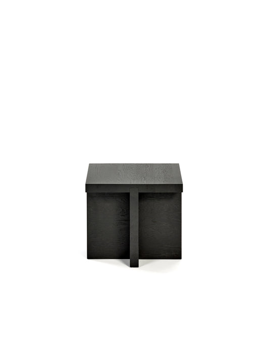 Table d'appoint carrée Rudolph noir