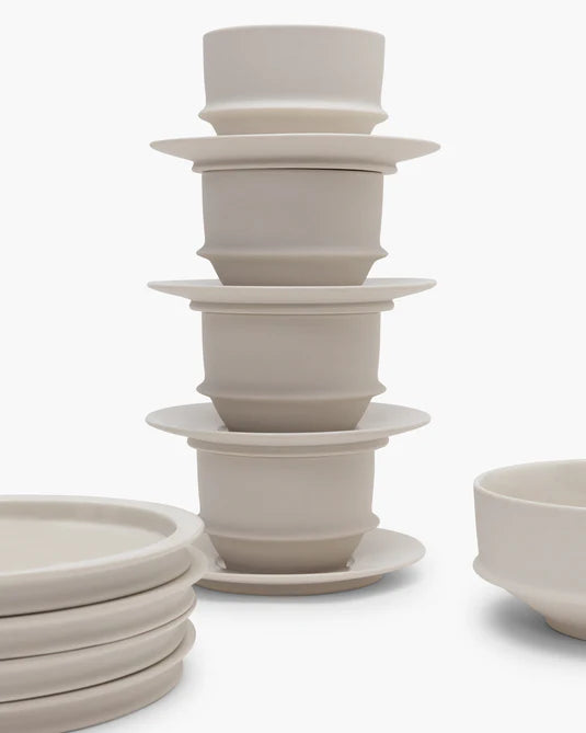 Alabaster Dune 16-piece breakfast set 