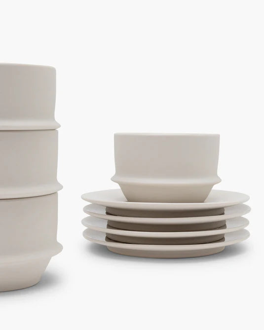 Set de petit-déjeuner 16 pièces alabaster dune