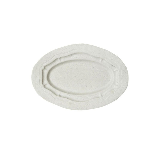 Plat ovale S Réfectoire Sable mat