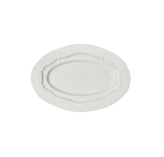 Plat ovale S Réfectoire Sable brillant