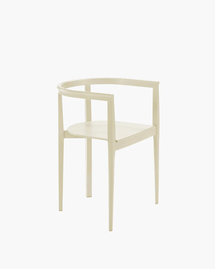 Elé cream beech chair