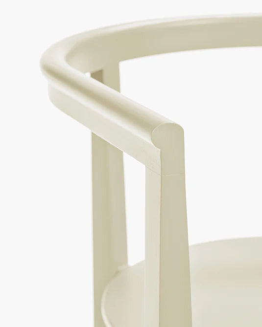 Elé cream beech chair