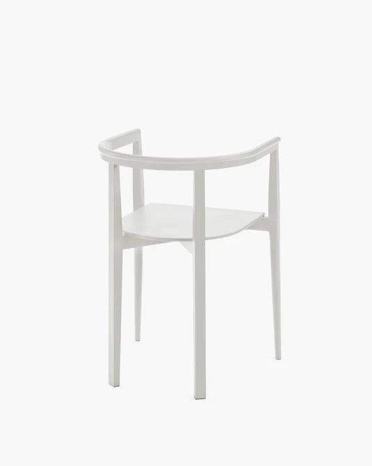Elé white beech chair