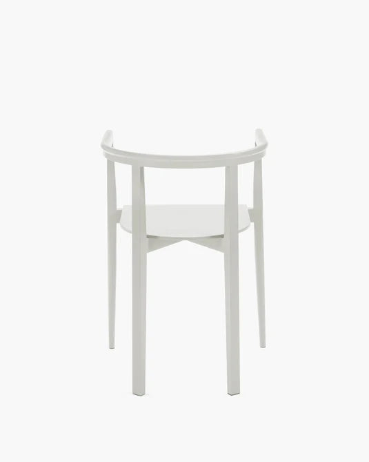Elé white beech chair