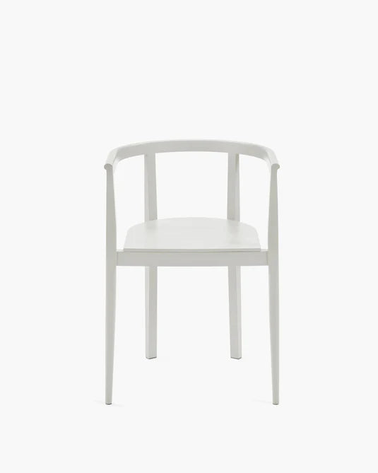 Elé white beech chair