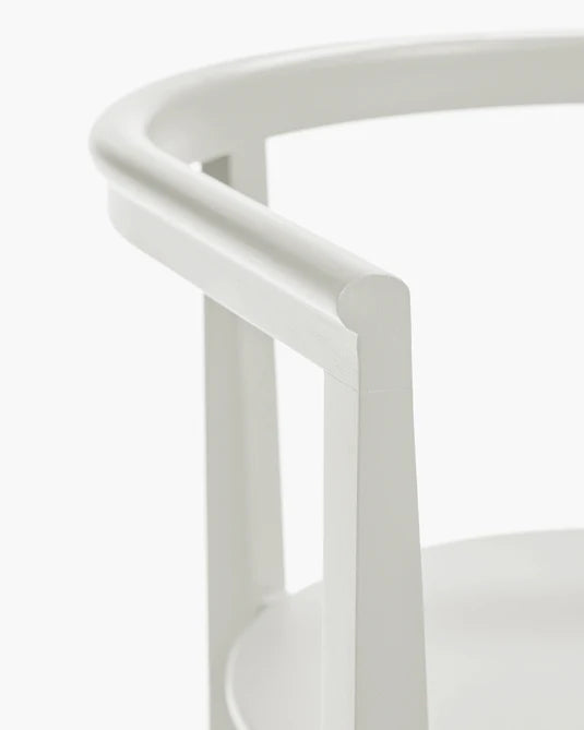 Elé white beech chair