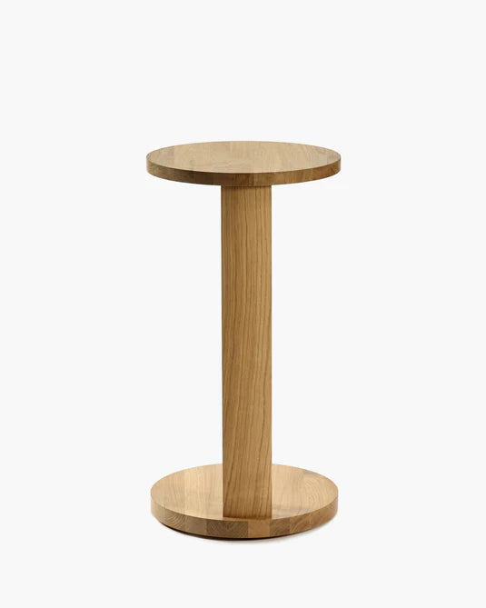 Table d'appoint L chêne naturel Aura