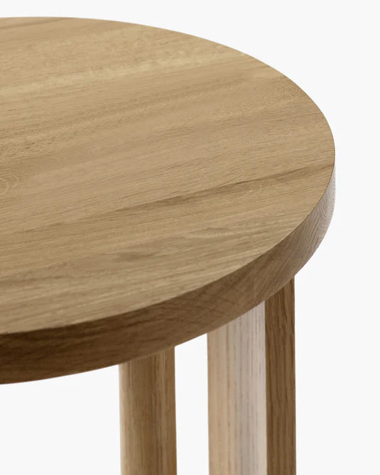 Table d'appoint L chêne naturel Aura