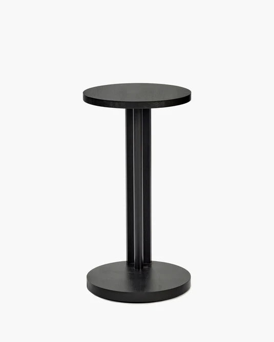 Aura black beech side table L