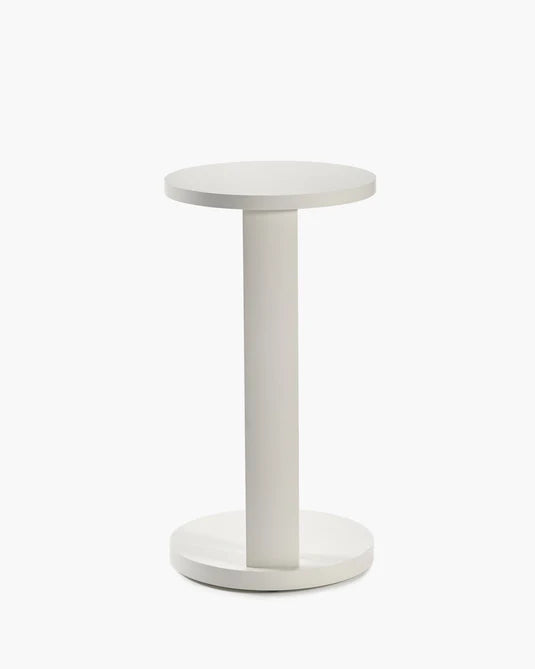 Aura white beech side table L