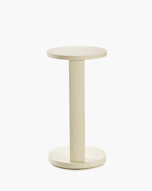 Aura Cream Beech Side Table L