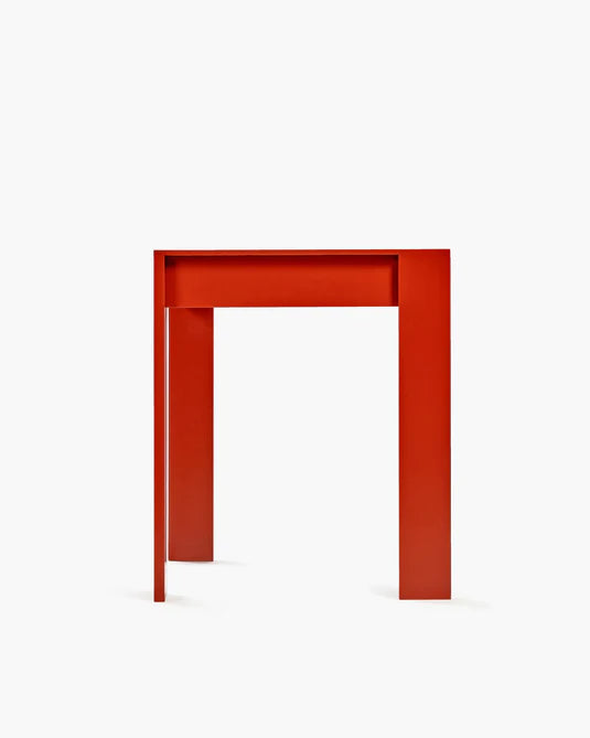Red beech side table 