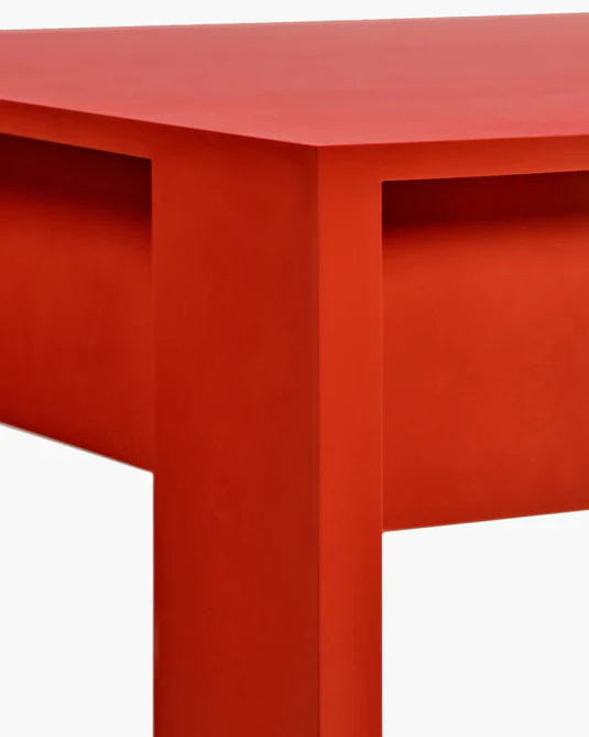 Red beech side table 