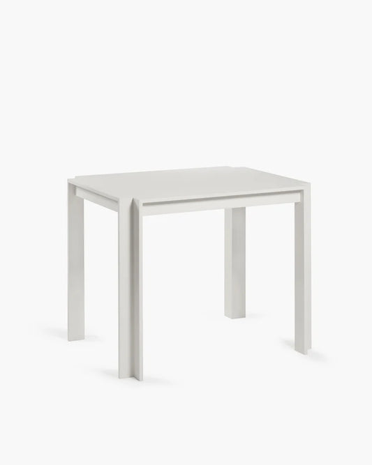 Table hêtre blanc cassé Cora