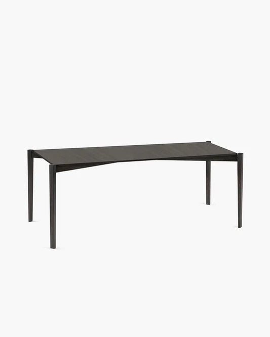 Table rectangulaire chêne marron Eloïs