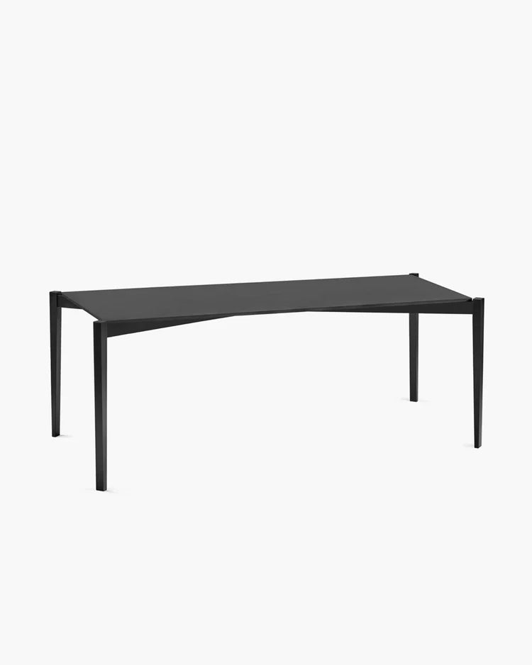 Eloïs rectangular black beech table