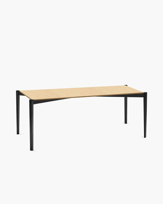 Table hêtre noir/chêne naturel Eloïs