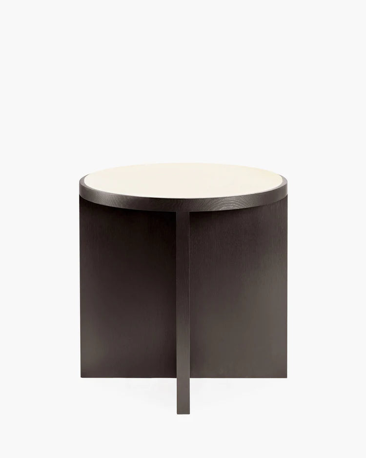 Cici bruin eiken/crème canvas S tafel 