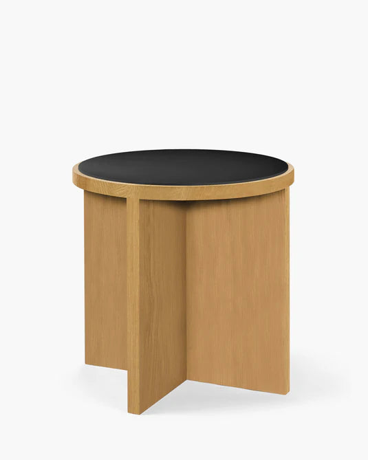 Tafel S natuurlijk eiken/zwart eiken Cici 