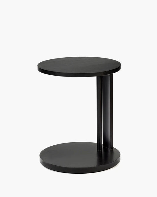Table d'appoint basse hêtre noir Aura