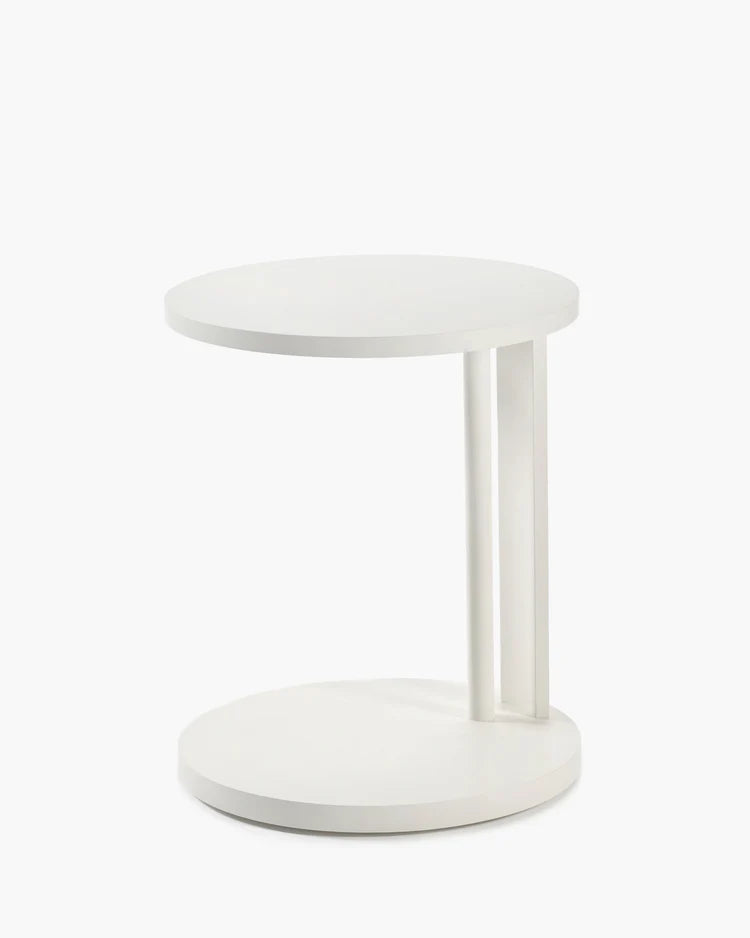 Table d'appoint basse hêtre crème Aura