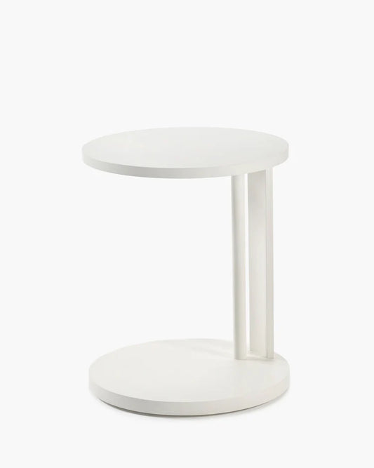 Table d'appoint basse hêtre crème Aura