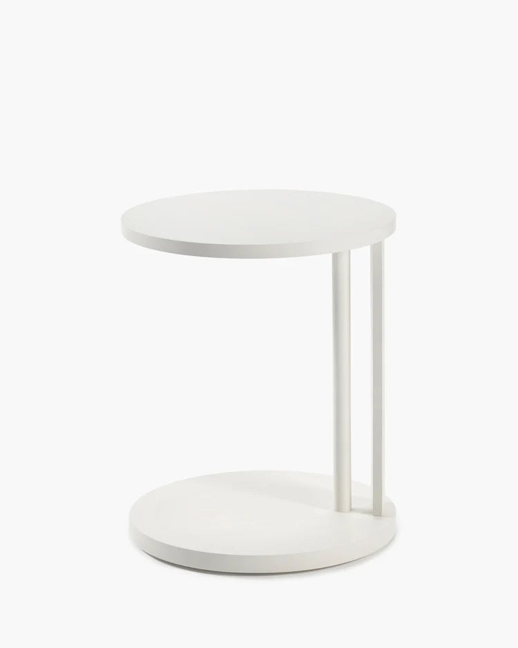 Table d'appoint basse hêtre crème Aura